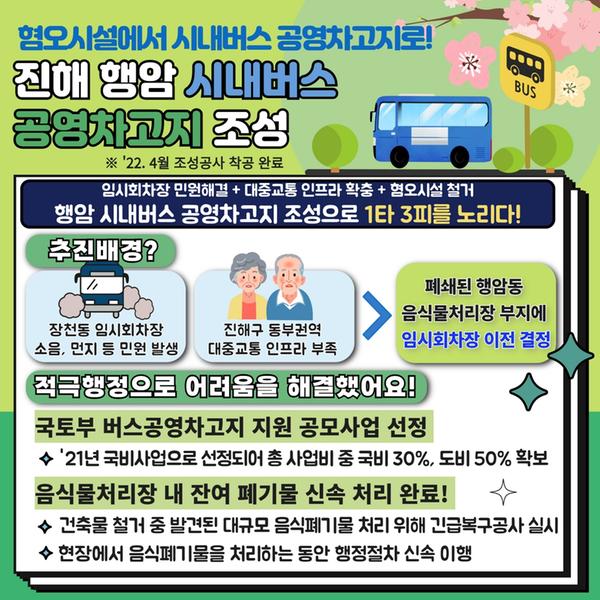 진해 행암 시내버스 공영차고지 조성(신교통추진단)