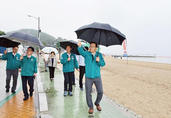 창원특례시, 광암해수욕장 등 물놀이지역 안전점검 실시