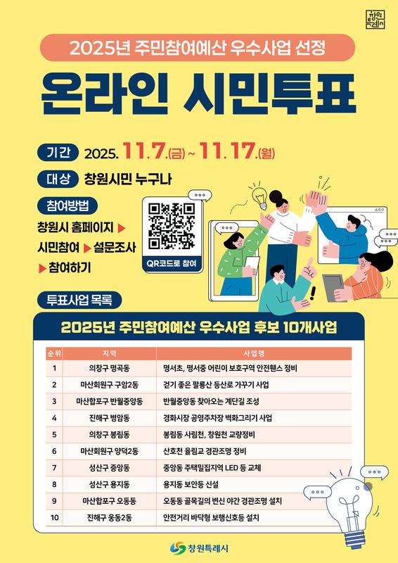 주민참여예산 포스터