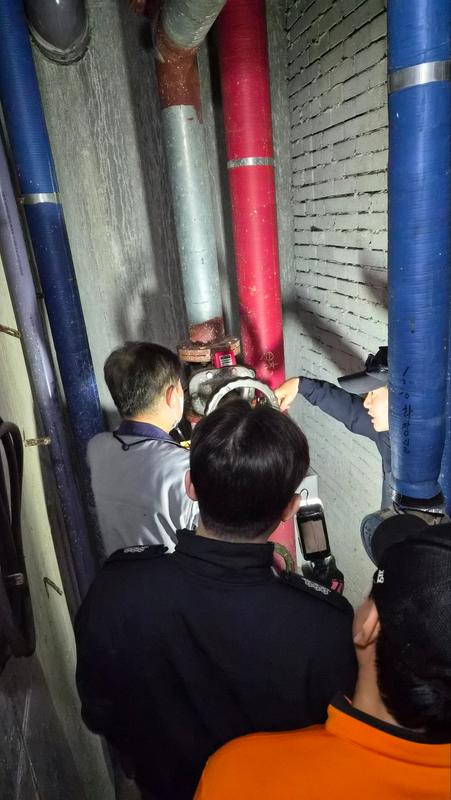 프리액션밸브 압력 조절 훈