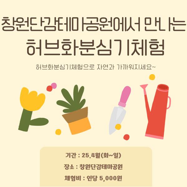 창원단감테마공원 놀다감체험 (허브화분심기체험)