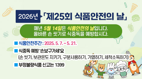 5월 14일은 식품안전의 날