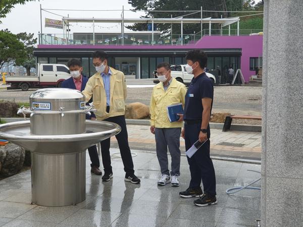 창원시, 광암해수욕장 개장 전 경상남도와 합동 사전 현장 점검 실시