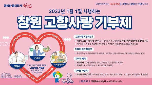 창원특례시, 「고향사랑기부」답례품 72건 품목 선정