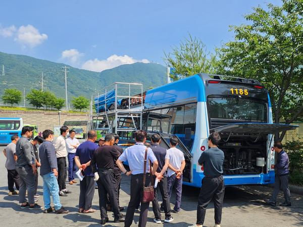 창원특례시, 하절기 CNG 시내버스 특별 안전점검 실시