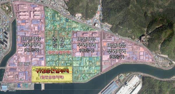창원시, (구)성동산업 부지 시민 의견 직접 듣는다(성동산업부지 위치도).창원시, (구)성동산업 부지 시민 의견 직접 듣는다(성동산업부지 위치도).jpg