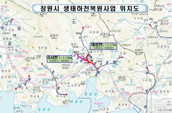                            진해구 웅동지역 생태하천복원사업 위치도 진해구 웅동지역 생태하천복원사업 위치도 (1).jpg