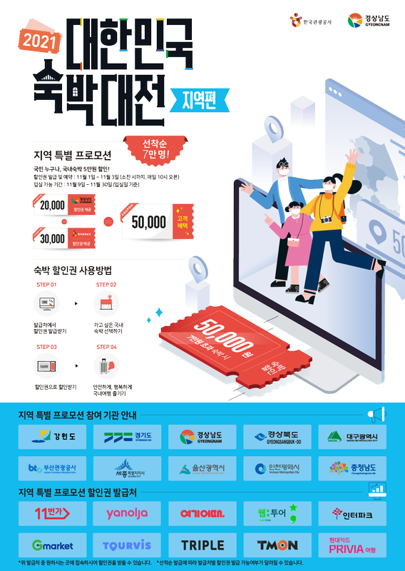 2021 대한민국 숙박대전 홍보