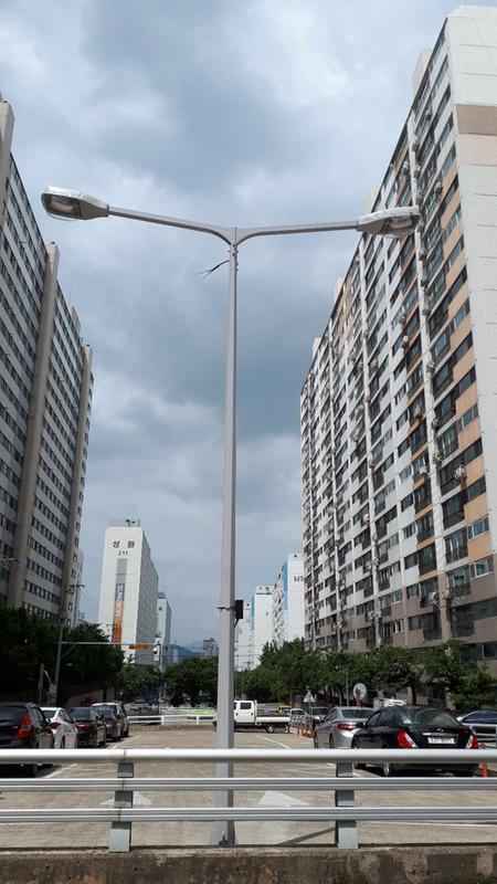 가로등  설치  전경