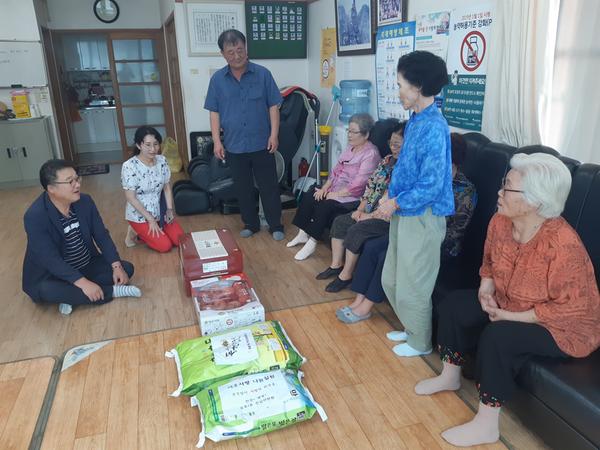 경로당쌀전달