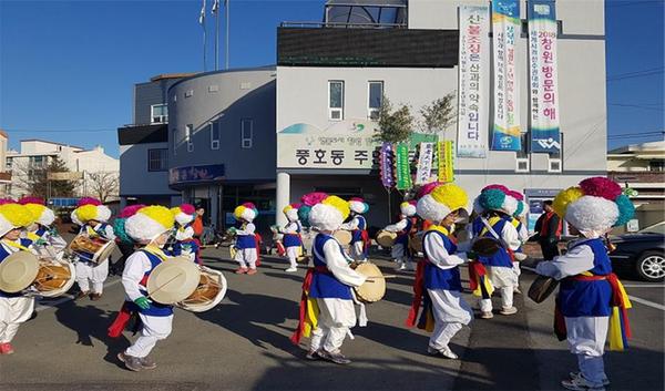 지신밟기 풍호동