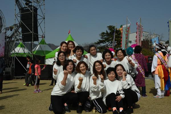 진해군항제 라인댄스팀 경연대회 참가사진