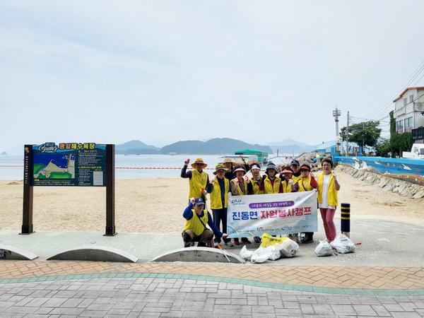 광암해수욕장 단체사진