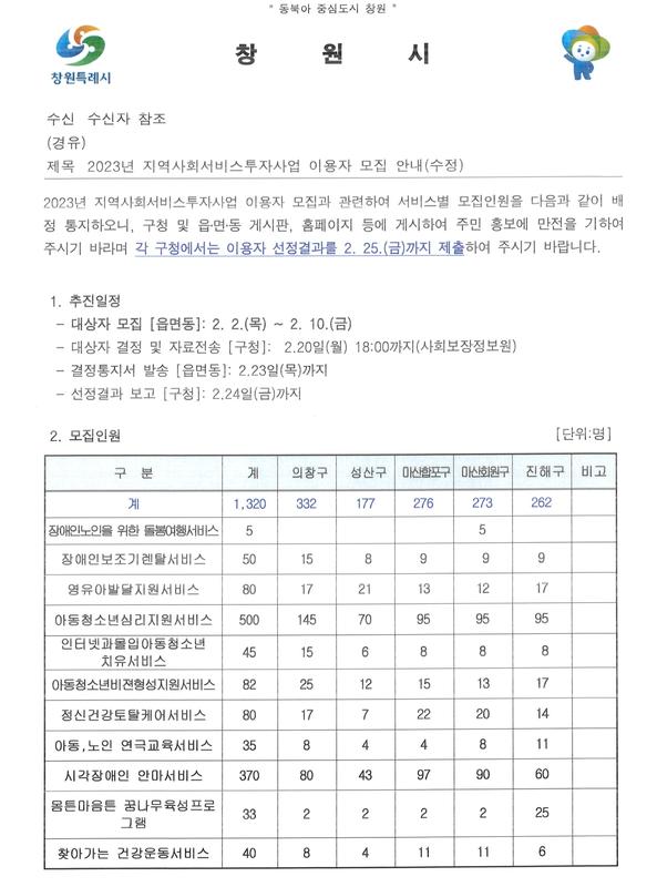 지역투자사업 모집 