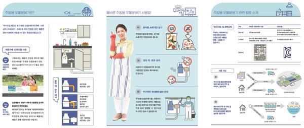 주방용오물분쇄 올바른 사용 홍보물 1부
