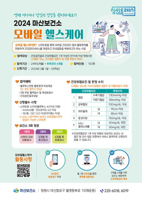 2024년 모바일 헬스케어 안내문