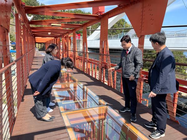 저도 스카이워크 현장점검사진