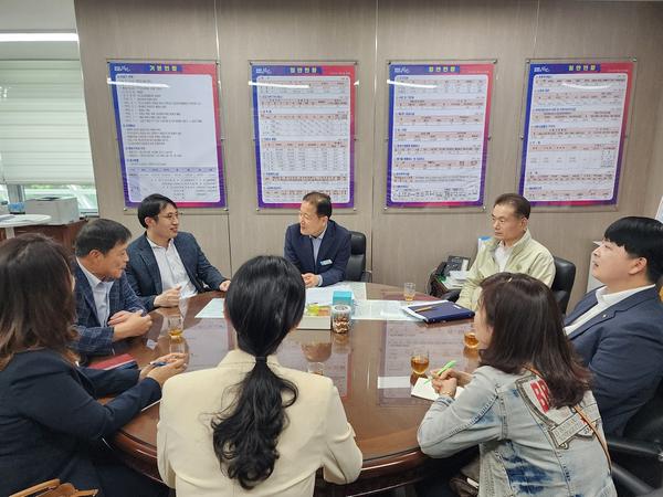 의창구 소상공인 연합회 간담회 개최 전경