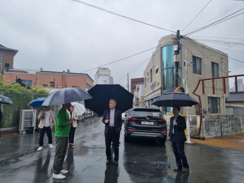 조명래 제2부시장, 소리단길 현장 방문