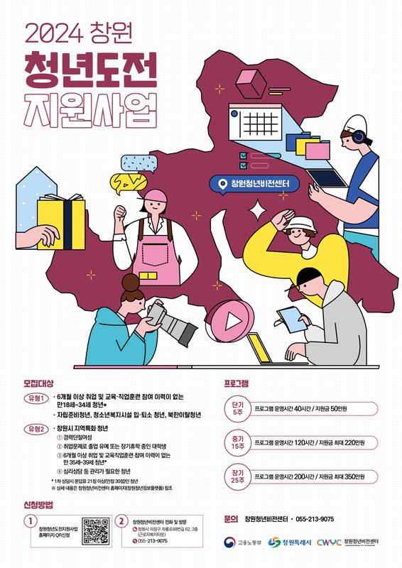 창원특례시, 구직의욕 높이는 청년도전지원사업 참여자 135명 모집