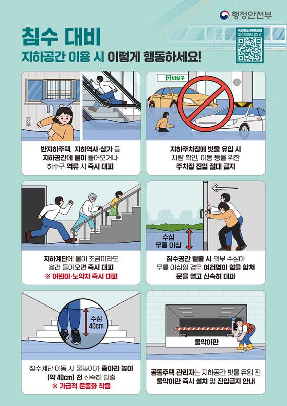 국민행동요령(침수)