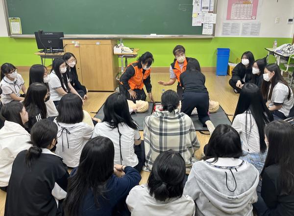 의용소방대 수호천사, 심폐소생술 교육 '호응'