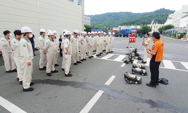 2023. 6. 13. 의창소방서, 동서식품 합동소방훈련
