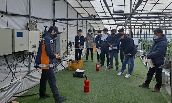 2022. 12. 1. 비닐하우스 화재 합동점검