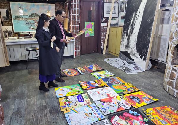 어린이 불조심 포스터 우수작 선정