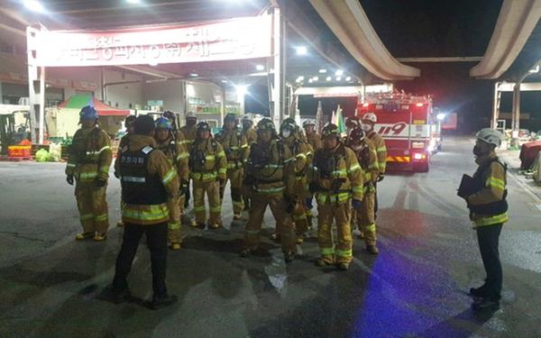 진압대원 대응역량 향상을 위한 야간 불시출동훈련 실시