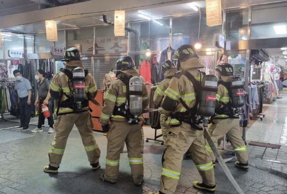 &lsquo;부림시장&rsquo; 민&middot;관 합동 소방훈련 실시