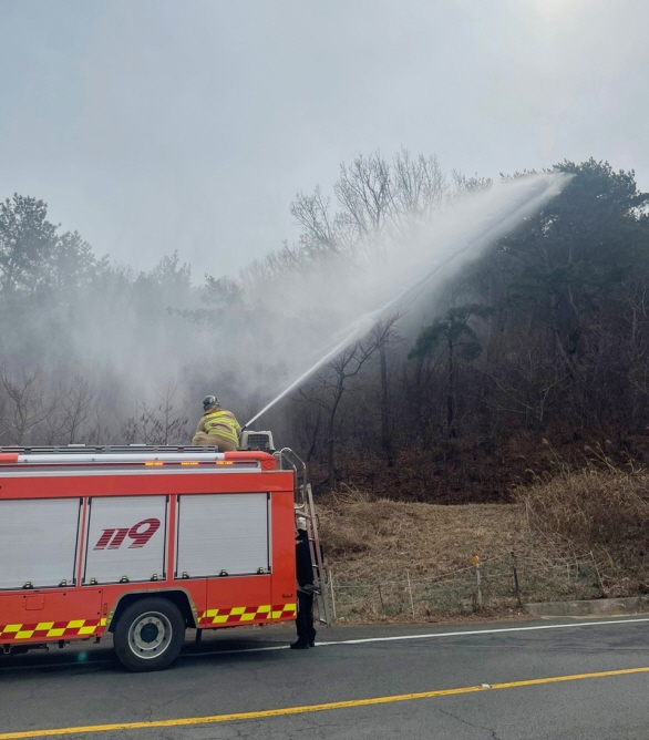 산불관련 선제적 예비주수 시행