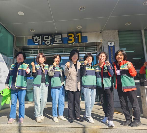 여성민방위대 사진