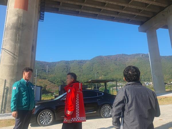 예곡동 교량보수 대상지 점검모습