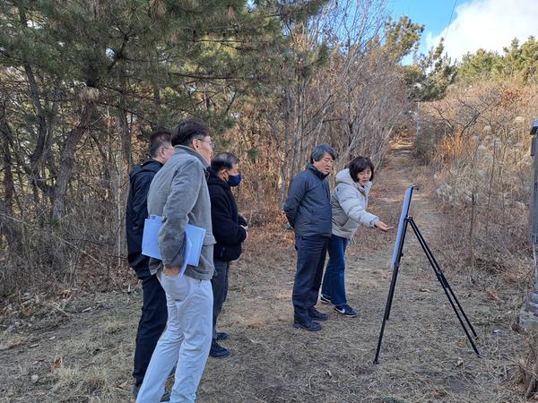 [관련사진]안제문 의창구청장, 대산면 남모산마을, 제동공원 현장 확인