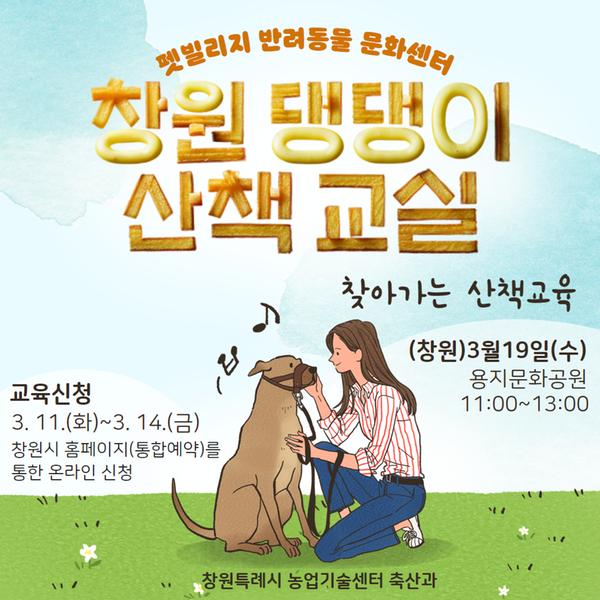 창원 댕댕이 산책교실 창원교육 안내