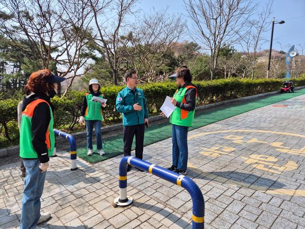 산불예방 캠페인 현장 점검