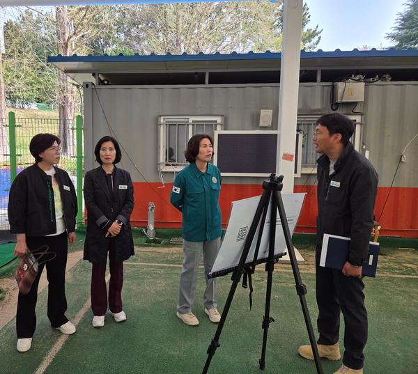 성산구, 용호운동장 게이트볼장 시설개선공사 현장 점검