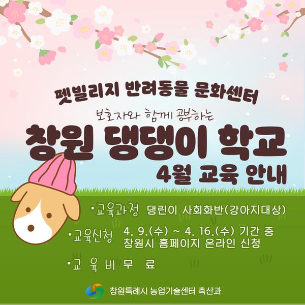 댕린이 사회화반 신청 안내