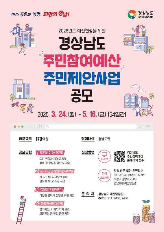 경상남도 주민참여예산 주민제안사업 공모