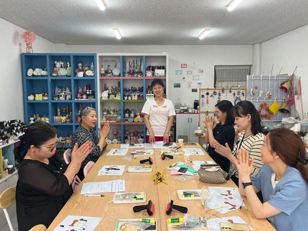 사진1(글라스아트 목마풍경 만들기 원데이 클래스)