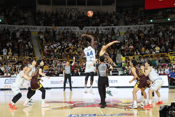 창원 LG 세이커스 홈경기 모습