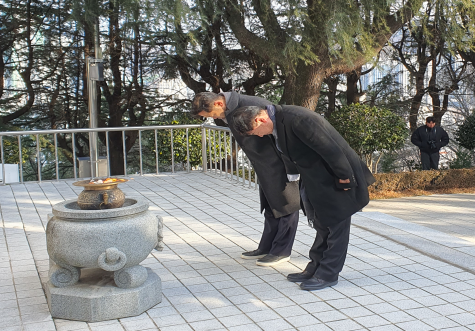 마산충혼탑 신년참배