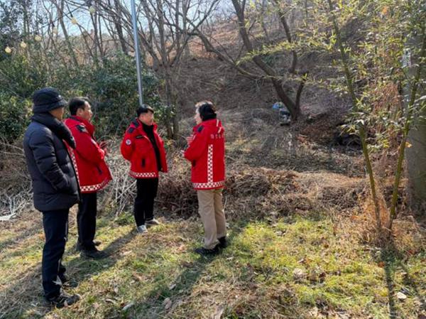 구산면 화재현장 점검