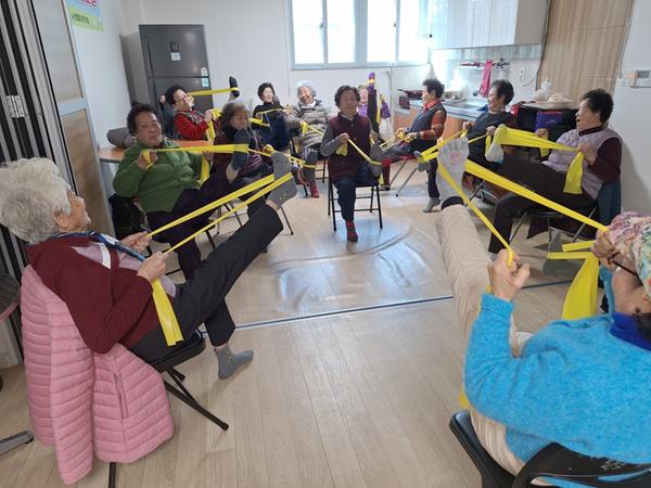 경로당 문화교실 사진