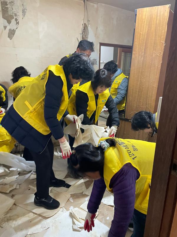 교방동 120생활민원봉사대, 집수리 봉사활동