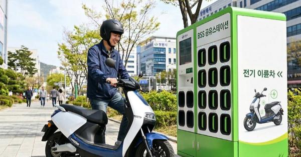 공유형 이륜차 및 배터리교환소 이미지창원특례시, 2026년 전기이륜차 보급사업 본격 시동(기후대기과).jpg