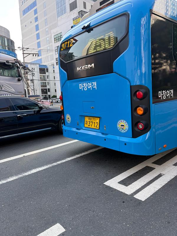버스 내린후바로찍음