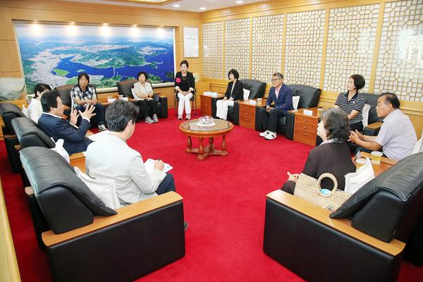 창원시자원봉사단체협의회 소통간담회 