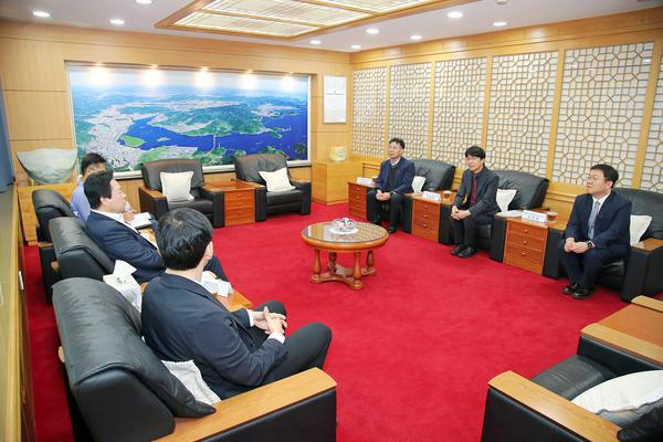 창원경상대병원 신임 병원장 환담 